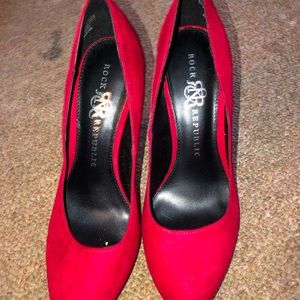 rock and republic red heels